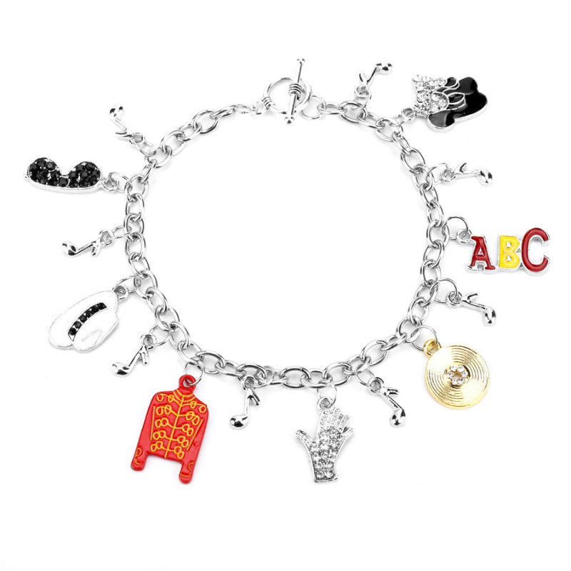 Limited Edition Pop Icon Inspired Charm Bracelet