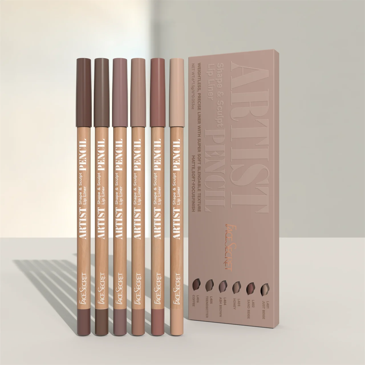 Face Secret Lip Liner Collection – Smooth, Blendable & Perfectly Defined Lips