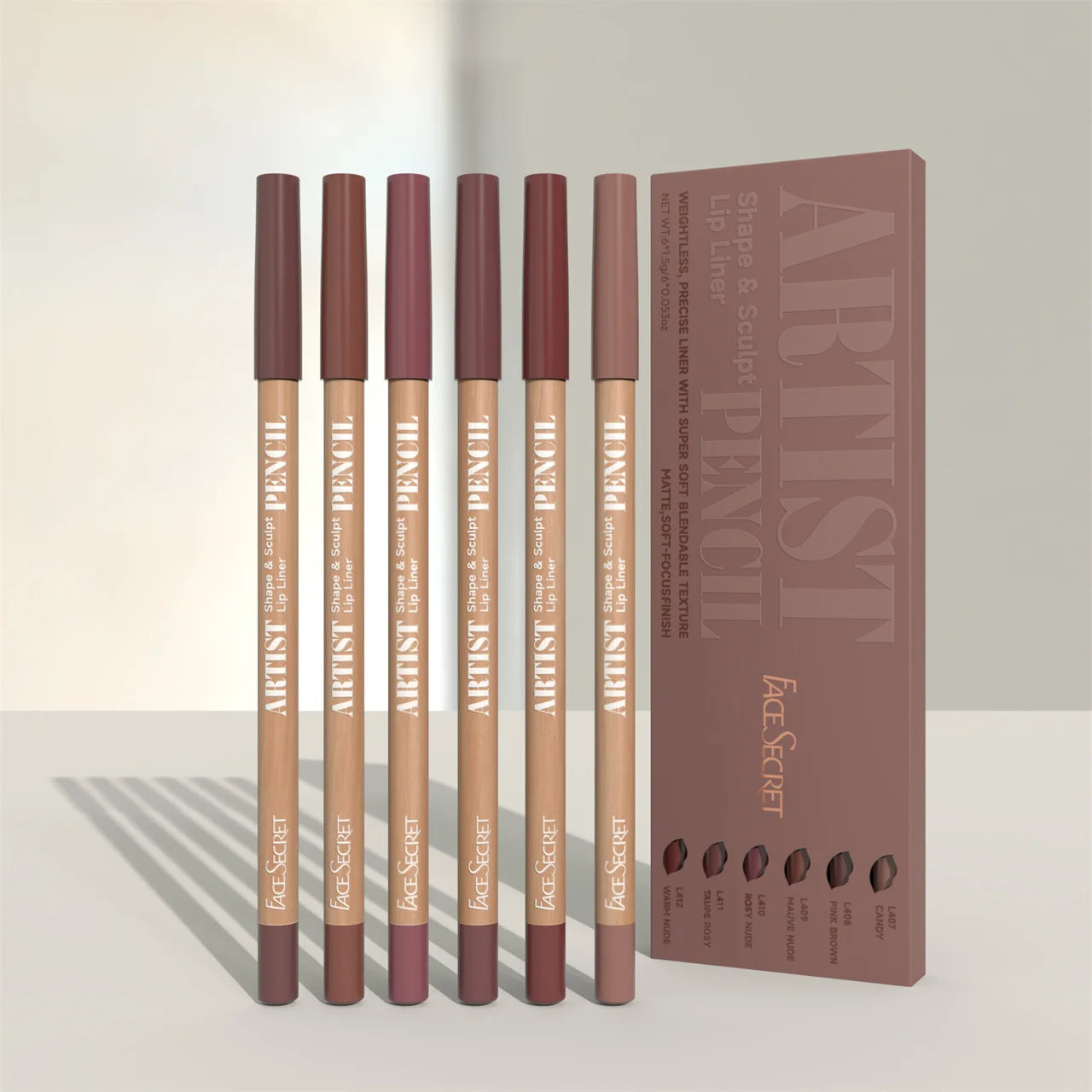 Face Secret Lip Liner Collection – Smooth, Blendable & Perfectly Defined Lips