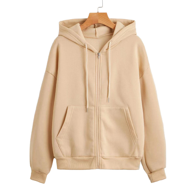 Men & Women Casual Cotton Hooded Fleece Drawstring Hoodie