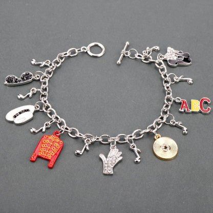 Limited Edition Pop Icon Inspired Charm Bracelet