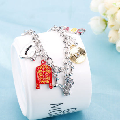 Limited Edition Pop Icon Inspired Charm Bracelet