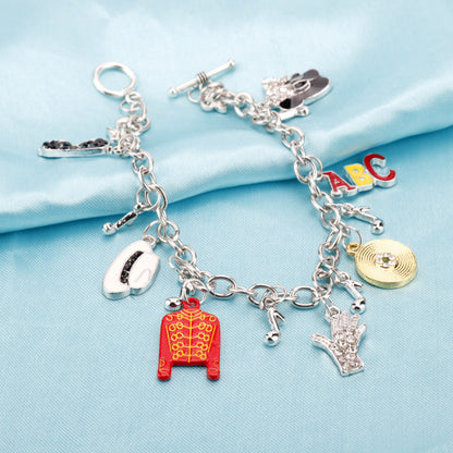 Limited Edition Pop Icon Inspired Charm Bracelet