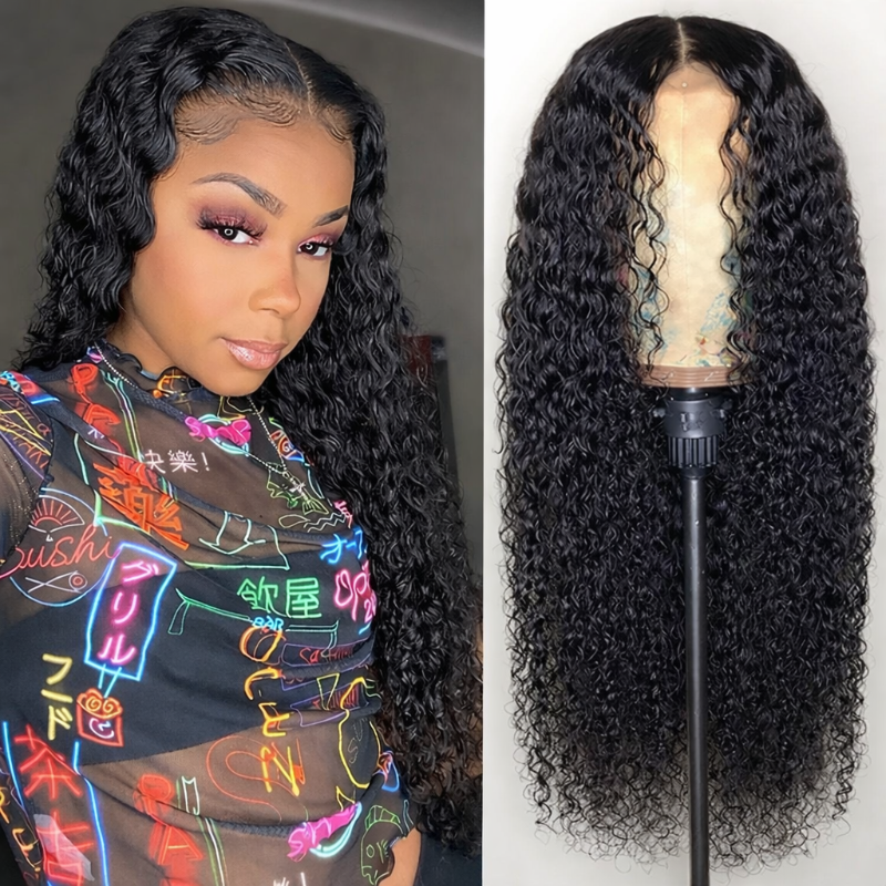 Water Wave HD Lace Frontal Wig — 180% Density, Ultra-Natural Melt