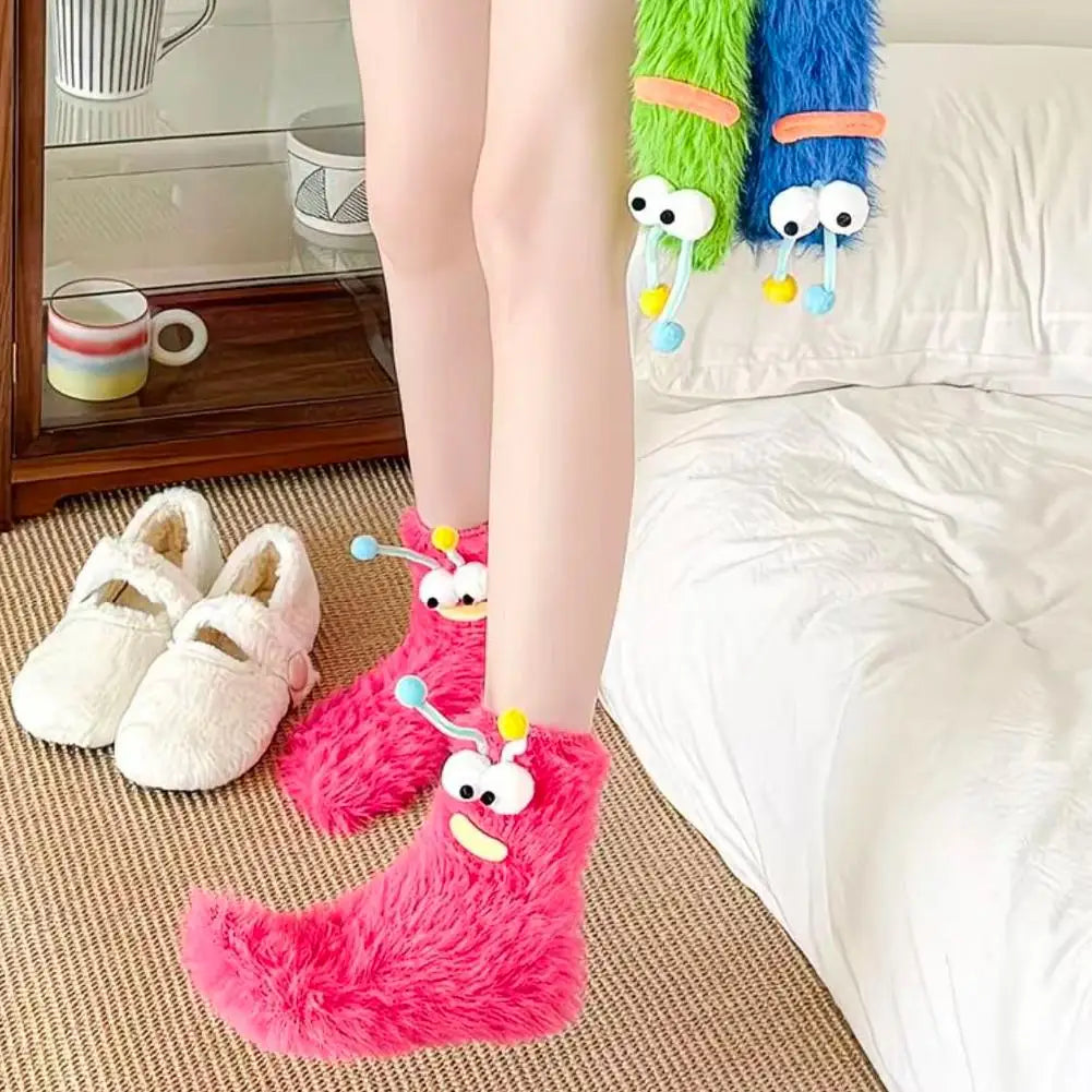 CozyEyes™ Plush Home Socks