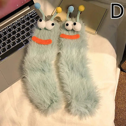 CozyEyes™ Plush Home Socks