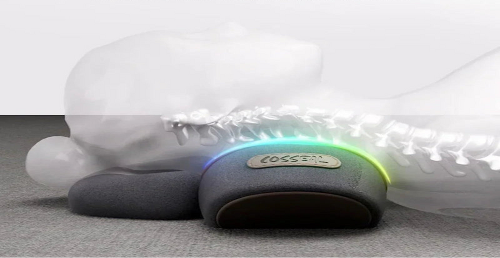 Electric Neck Massager Pillow Cervical Stretcher Heating Vibration Massage Back Traction Orthopedic Sleeping Pillows Support