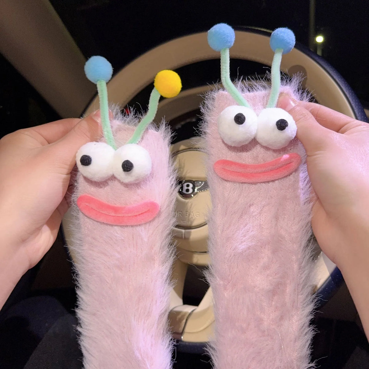 CozyEyes™ Plush Home Socks