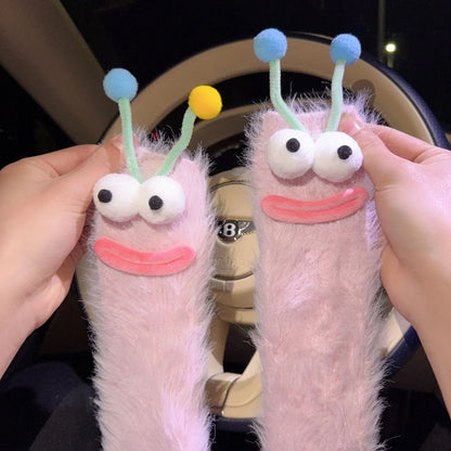 CozyEyes™ Plush Home Socks