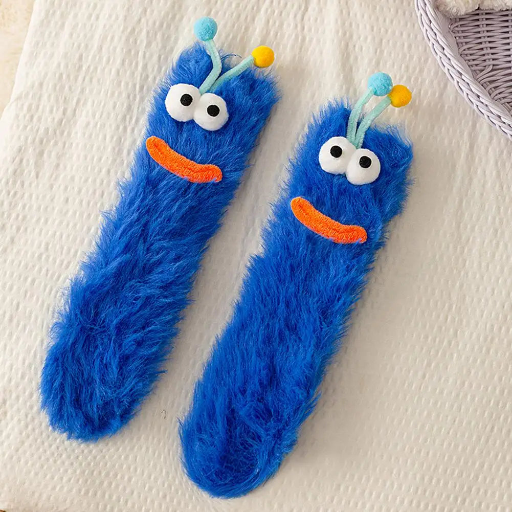 CozyEyes™ Plush Home Socks