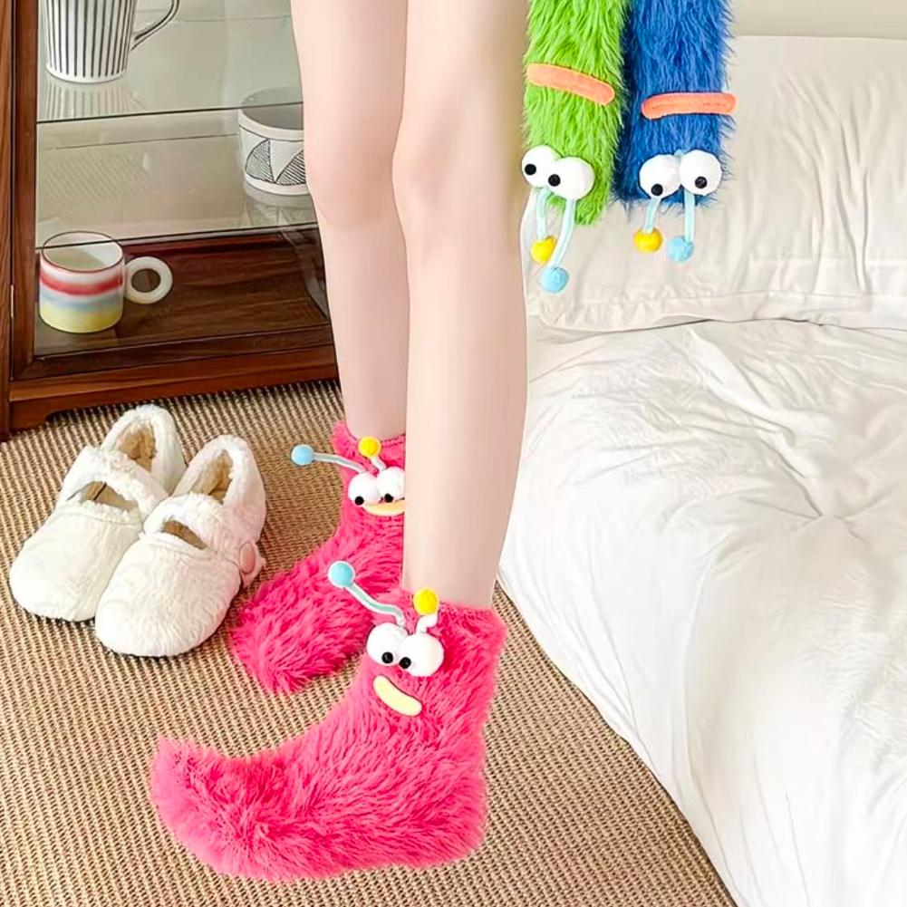 CozyEyes™ Plush Home Socks