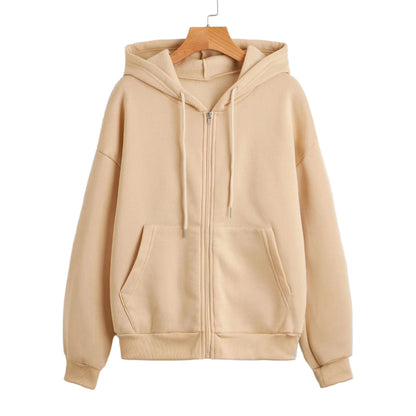 Men & Women Casual Cotton Hooded Fleece Drawstring Hoodie