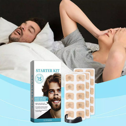 Extra Strength Nasal Strips – Instantly Boost Airflow, Stop Snoring, and Improve Sleep – Sweat-Resistant & Skin-Safe for Better Breathing (15 Pack)